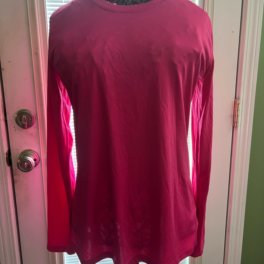Women's Pink Long Sleeve Top